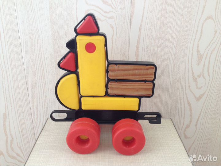 Игрушка Петушок разборная. Развивающая игра. СССР