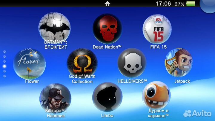 Карты памяти с набором игр для ps vita