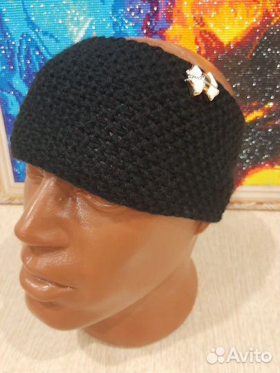 Повязка на голову вязаная