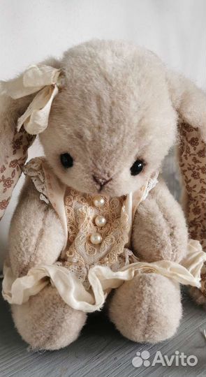 Винтажная плюшевая игрушка ручная работа