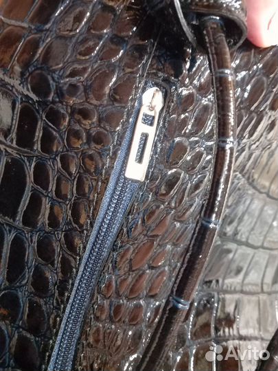 Женская сумка рюкзак из натуральной кожи Италия