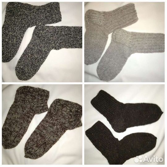 Носки вязаные мужские