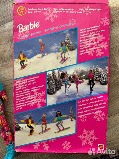 Кукла барби barbie winter sport 1994