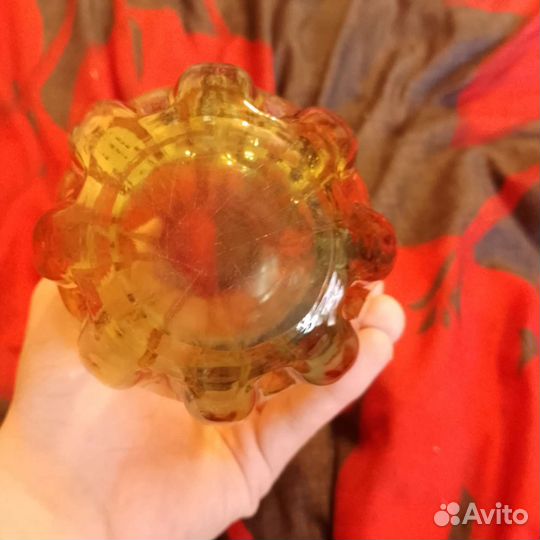 Ваза цветное стекло чехословакия