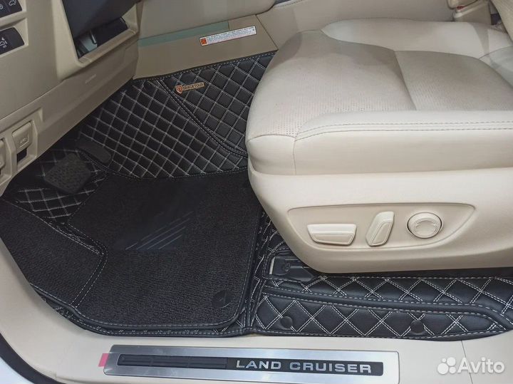 3D Коврики Toyota Экокожа Салон Багажник