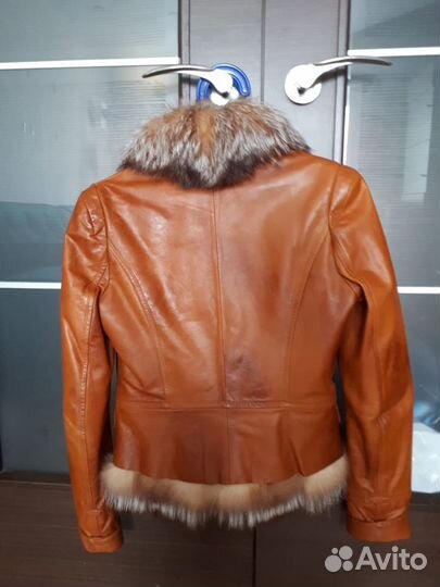 Куртка кожаная