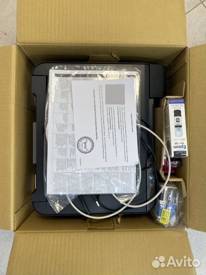 Мфу струйный Epson EcoTank L3210 цветная печать