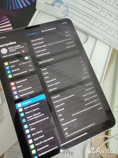Идеальный iPad pro 11 1024Gb LTE cerulla