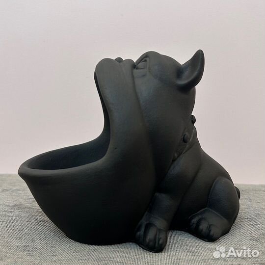 Конфетница ключница статуэтка Бульдог