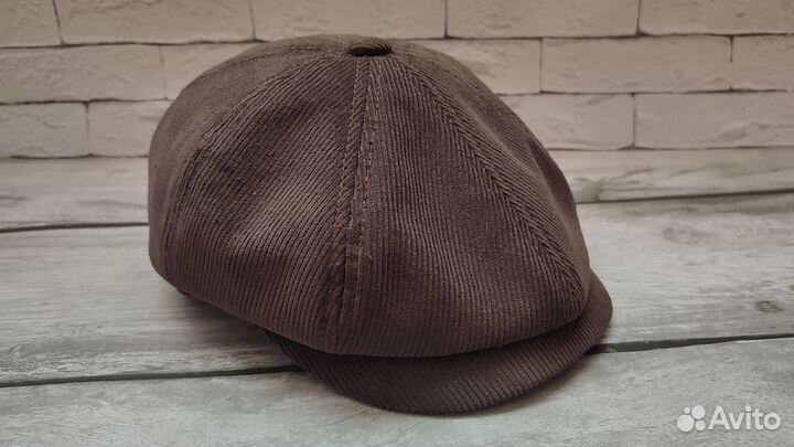 Кепка мужская восьмиклинка хулиганка вельвет