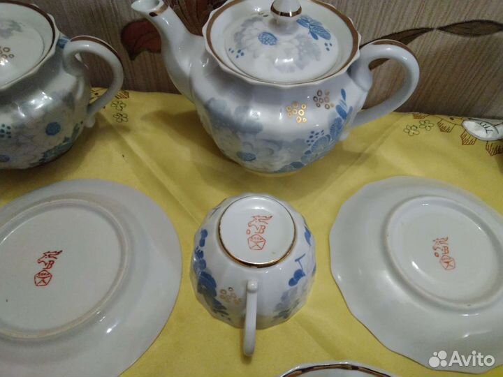 Сервиз чайный СССР лфз Вербилки