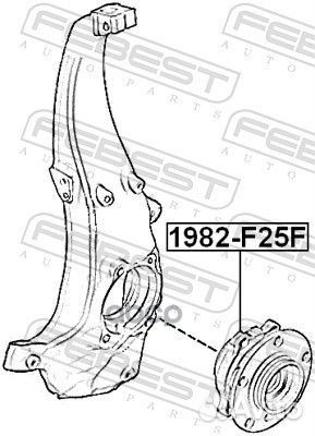 Ступица с подшипником BMW 5(F10) /7(F01) пер. 19