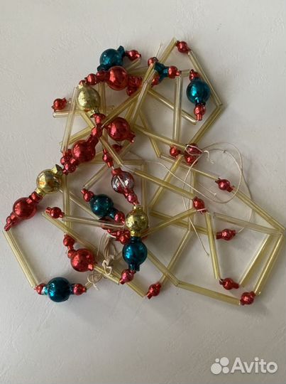 Стеклярус бусы