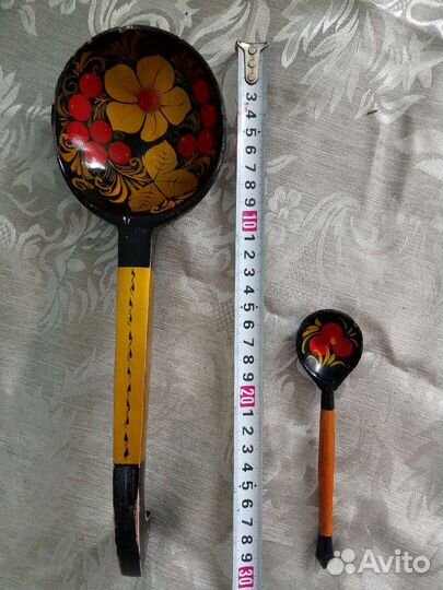 Деревянный половник и ложка, СССР