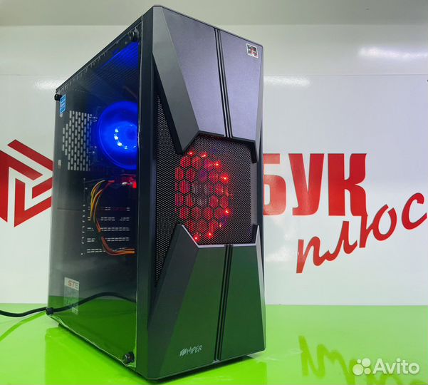 Мощный игровой компьютер hiper ryzen 7 c GTX1070