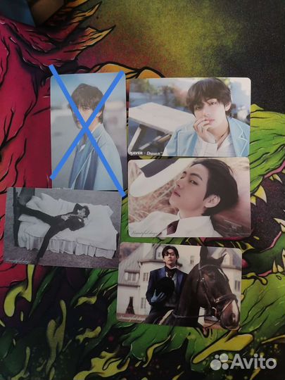 Карточки BTS (бтс) V Ким Тэхен, не ориг