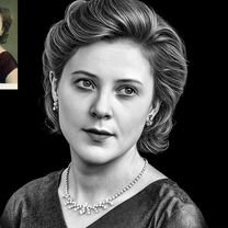 Ретушь фото для гравировки на памятник, Павлодар