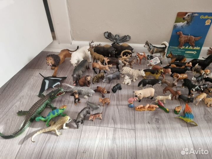 Фигурки животных schleich safari papo collecta