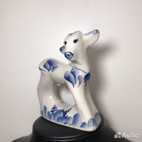 Советская Статуэтка Гжель Козлик Состояние Идеал