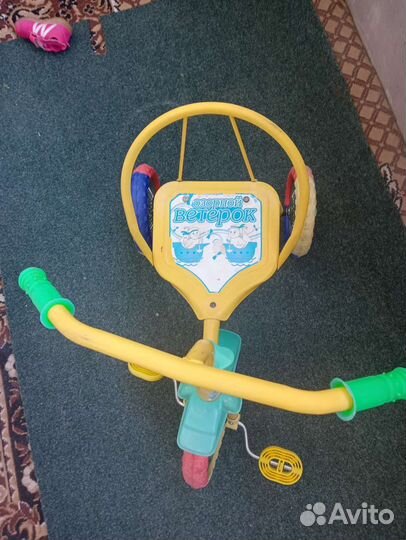 Детский трехколесный велосипед бу