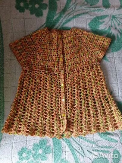 Платья для девочек вязаные