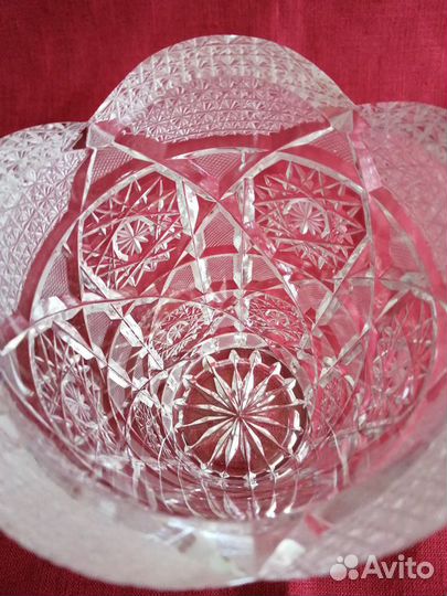 Хрусталь советский Чехословакия (вазы, розетки)