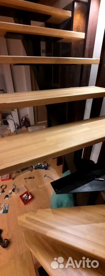 Лестница на металлокаркасе идеальная