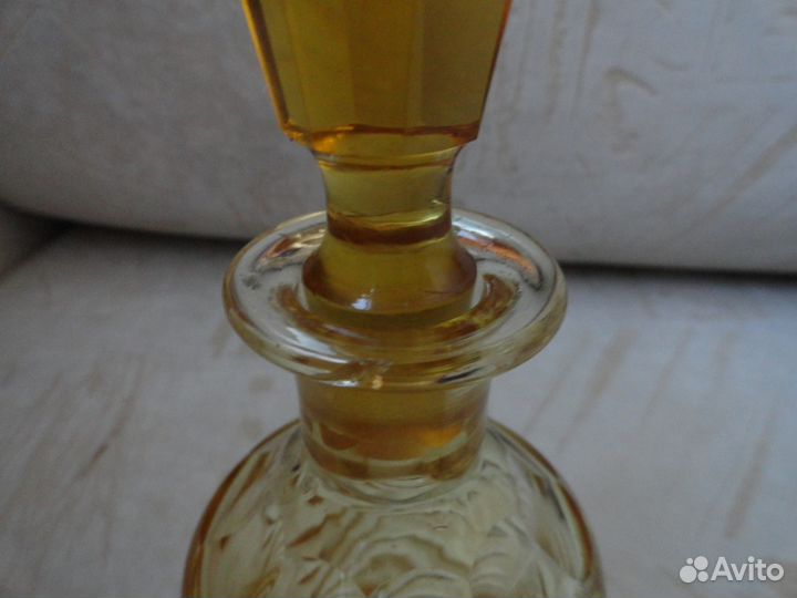 Графин цветной резной хрусталь