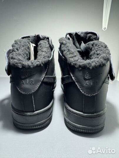 Зимние кроссовки Nike Air Force 1 MID '07 Black