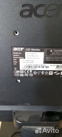 Монитор Acer для компьютера