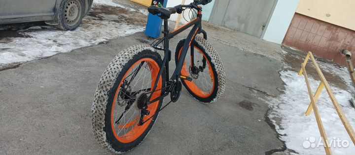 Велосипед фэтбайк Black One Monster 26d