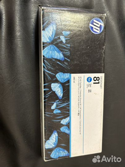 Картридж HP 81 голубой C4931A