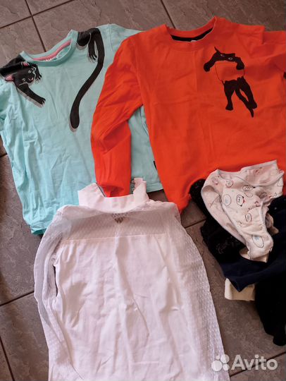 Вещи на девочку пакетом 128-134-140