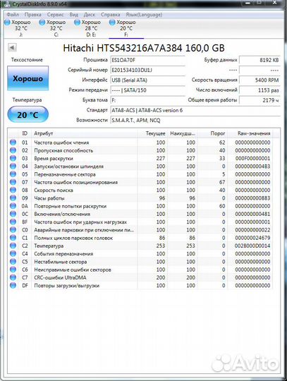 Жесткие диски 2.5