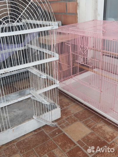 Клетка большая для птички, попугайчика длина 60см