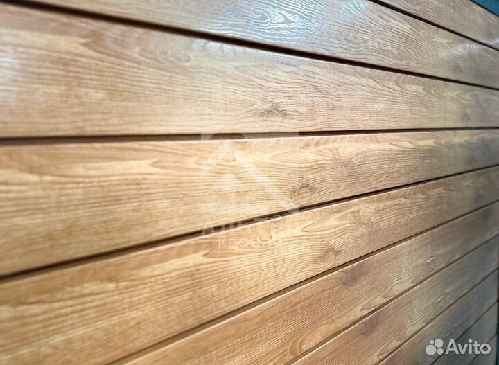 Панели фасадные под дерево серые (металлические)