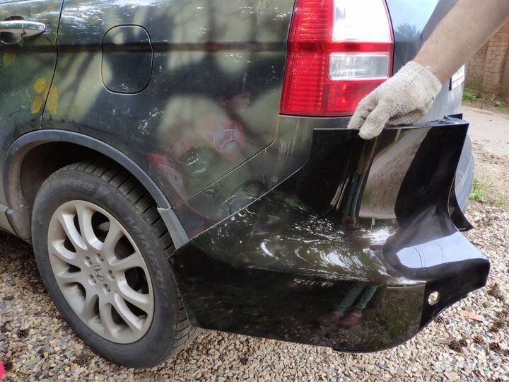 Облицовка, лев. часть задн. бампера honda CR-V