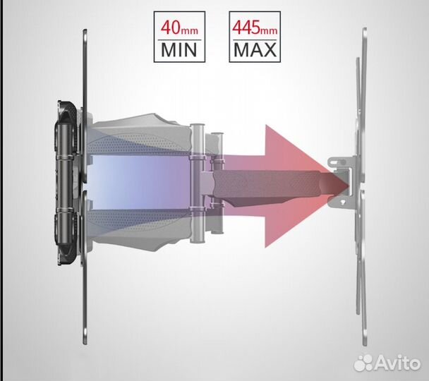 Новый, настенный кронштейн для телевизора