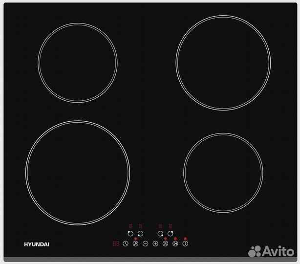 Индукционная панель Hyundai HHI 6740 BG