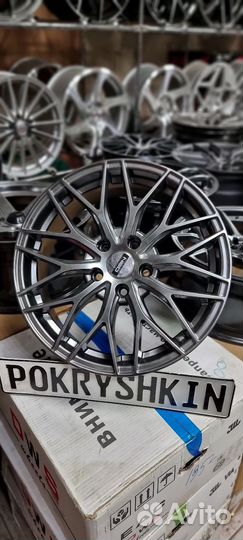 Литые диски R17 5x114 3 графит. Новые