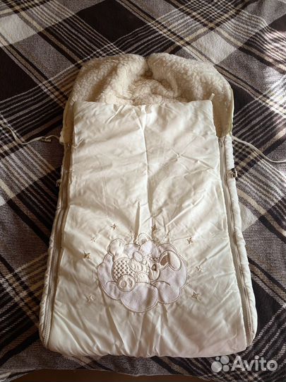 Зимний конверт в коляску