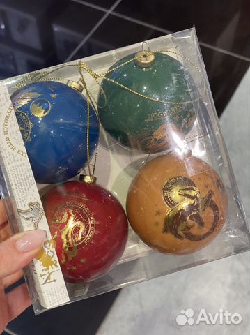 Елочные игрушки Гарри Поттер факультеты Хогвартс