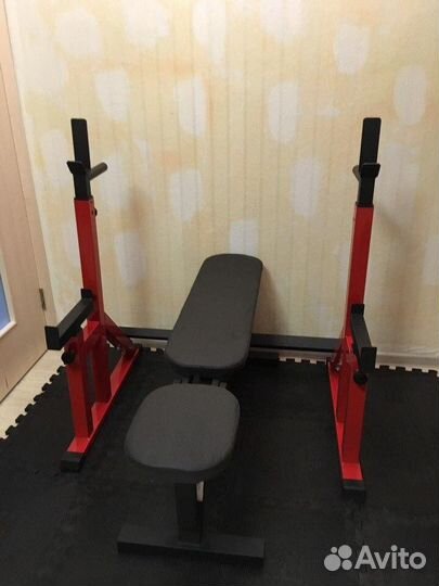 Стойка для штанги (красная)