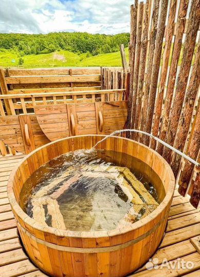 Аренда коттеджа с баней у озера