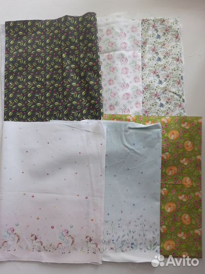 Ткань отрез хлопок