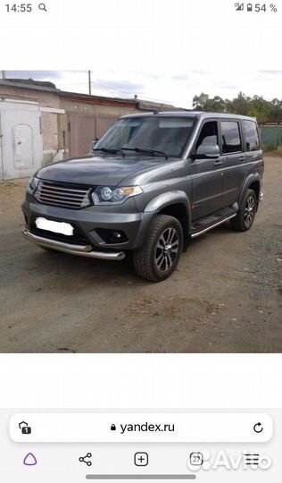 Обвес защитных труб УАЗ Патриот