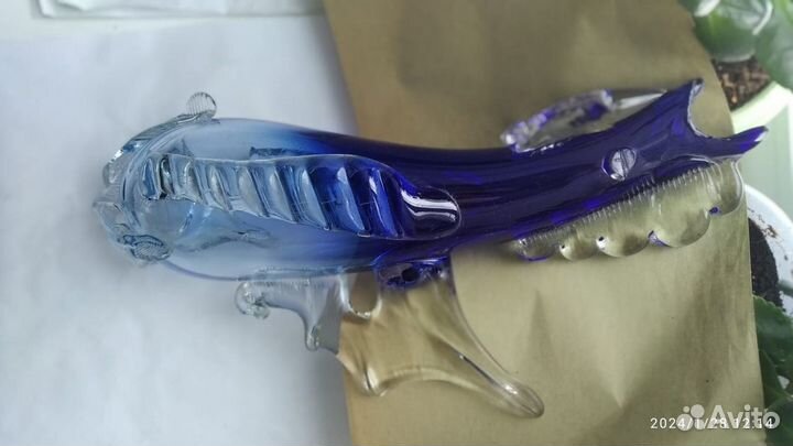 Ваза, цветное стекло ЧССР