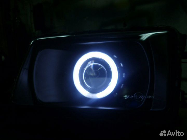 Стекла фар Audi 80 b4 гладкие, пара