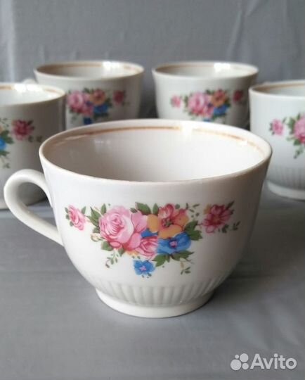 Чайные сервизы завода Пролетарий 1968-1973гг