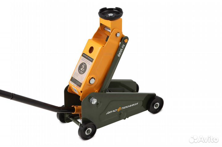 Дело Техники 904128 Домкрат подкатной 2т. в кейсе